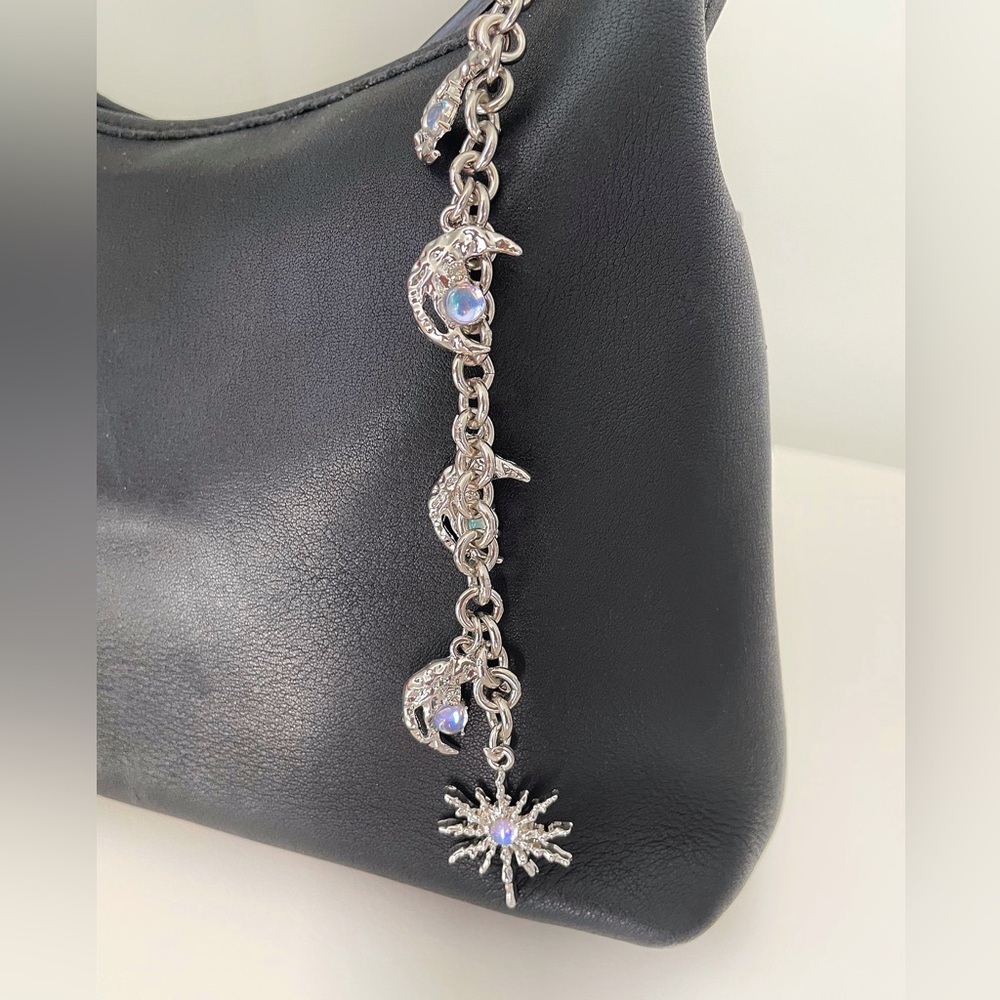 Celestial Moon And Sun Bag Charm
